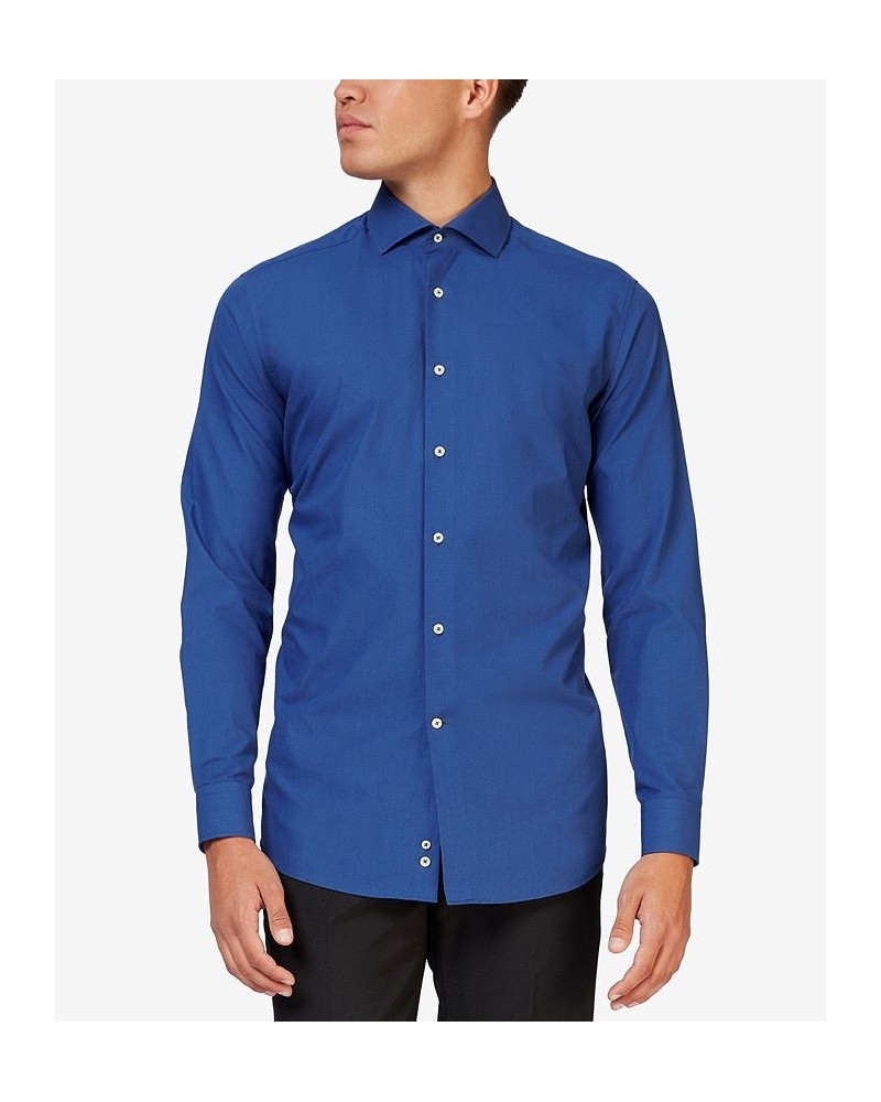 Men's Solid Color Shirt Navy $18.00 Dress Shirts