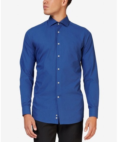 Men's Solid Color Shirt Navy $18.00 Dress Shirts