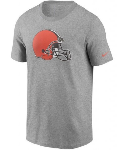 Men's Heathered Gray Cleveland Browns Primary Logo T-shirt $18.00 T-Shirts