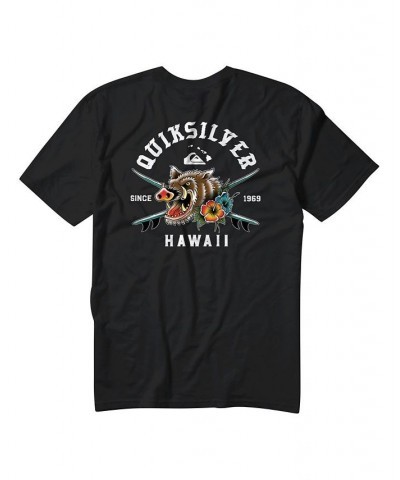 Quicksilver Men's Hi Boarfest Short Sleeves T-shirt Black $12.18 T-Shirts