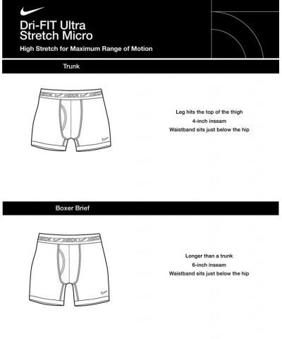 Men's 3pk. Dri-FIT Ultra Stretch Micro Boxer Briefs Black $28.18 Underwear