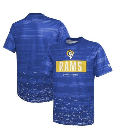 Men's Royal Los Angeles Rams Combine Authentic Sweep T-shirt $23.39 T-Shirts