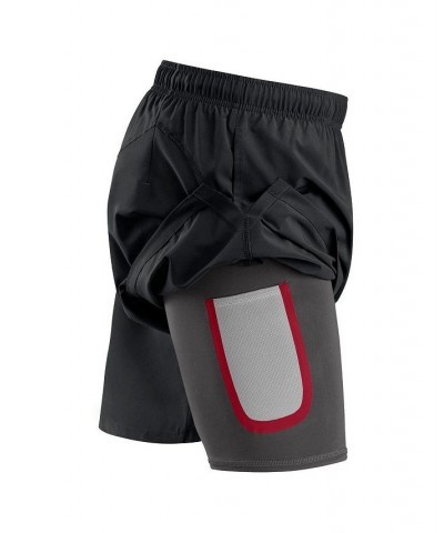 Men's Branded Black Minnesota Wild Authentic Pro Rink Shorts $23.20 Shorts