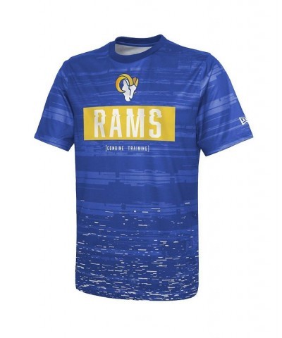 Men's Royal Los Angeles Rams Combine Authentic Sweep T-shirt $23.39 T-Shirts