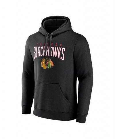 Men's Branded Black Chicago Blackhawks Special Edition 2.0 Wordmark Pullover Hoodie $40.00 Sweatshirt