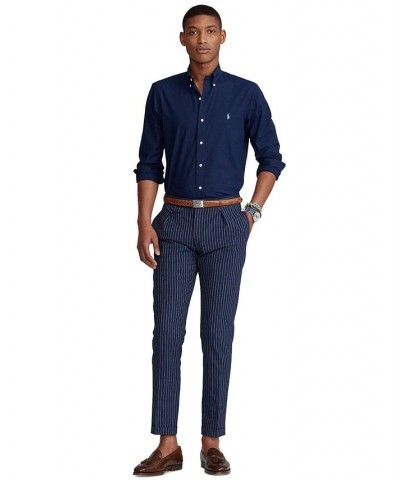 Classic-Fit Checked Poplin Shirt Newport Navy $41.85 Shirts