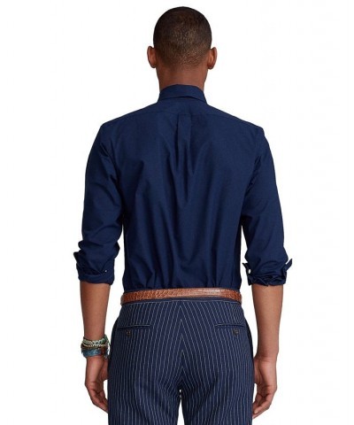 Classic-Fit Checked Poplin Shirt Newport Navy $41.85 Shirts