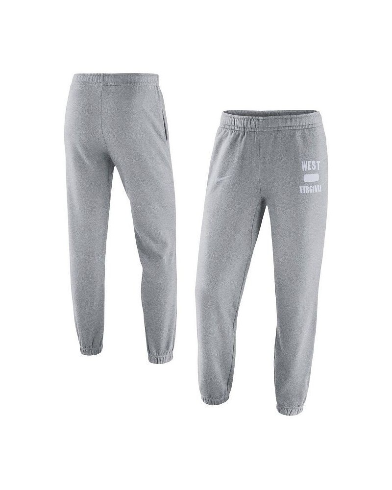 Men's Heathered Gray West Virginia Mountaineers Saturday Fleece Pants $33.12 Pants