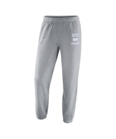 Men's Heathered Gray West Virginia Mountaineers Saturday Fleece Pants $33.12 Pants