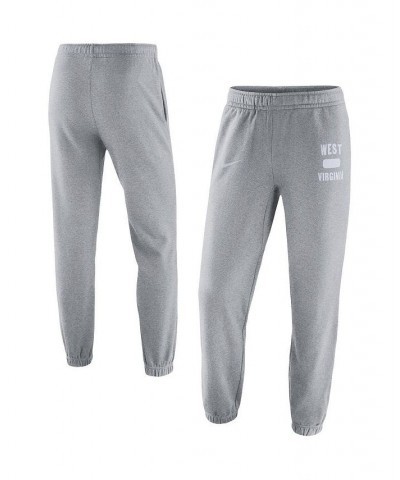 Men's Heathered Gray West Virginia Mountaineers Saturday Fleece Pants $33.12 Pants