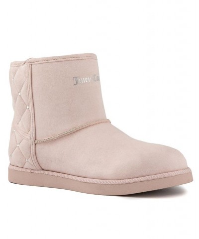 Women's Kayte Winter Booties Pink $35.55 Shoes