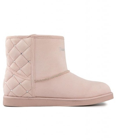 Women's Kayte Winter Booties Pink $35.55 Shoes