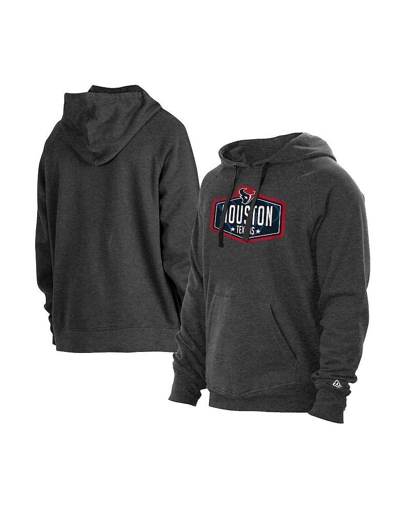 Men's Charcoal Houston Texans 2021 NFL Draft Hook Pullover Hoodie $23.78 Sweatshirt