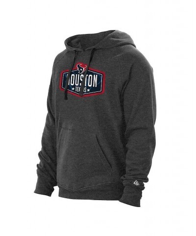 Men's Charcoal Houston Texans 2021 NFL Draft Hook Pullover Hoodie $23.78 Sweatshirt