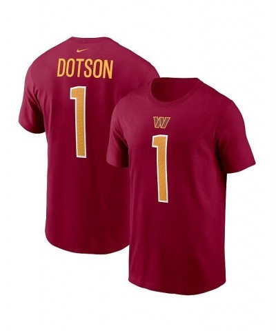 Men's Jahan Dotson Burgundy Washington Commanders 2022 NFL Draft First Round Pick Player Name & Number T-shirt $17.60 T-Shirts