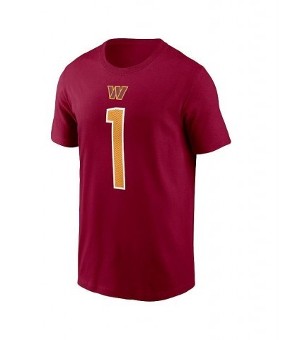 Men's Jahan Dotson Burgundy Washington Commanders 2022 NFL Draft First Round Pick Player Name & Number T-shirt $17.60 T-Shirts