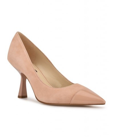 Women's Hippa Pointy Toe Pumps Ivory/Cream $40.95 Shoes