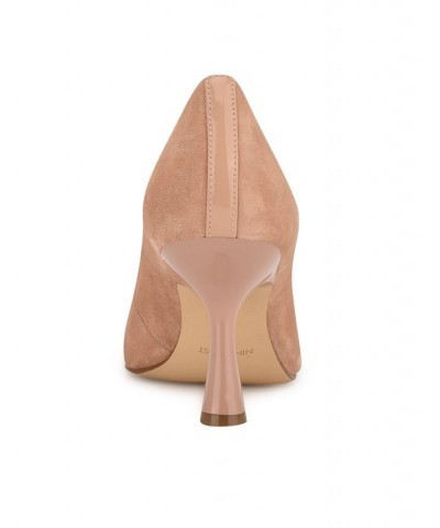 Women's Hippa Pointy Toe Pumps Ivory/Cream $40.95 Shoes