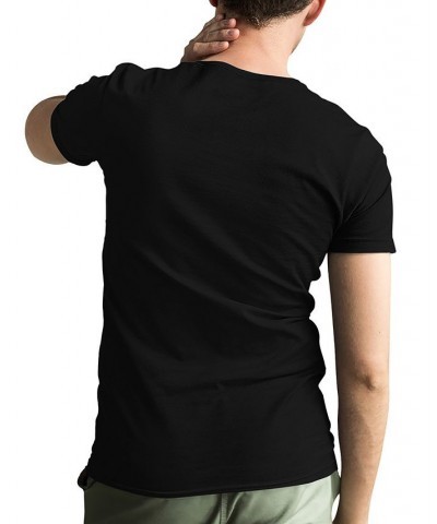 Men's Short Sleeves Premium Blend Word Art T-shirt Black $24.29 Shirts