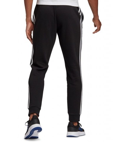 Men's Fleece Jogger Pants Black/White $23.85 Pants