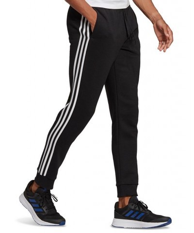 Men's Fleece Jogger Pants Black/White $23.85 Pants