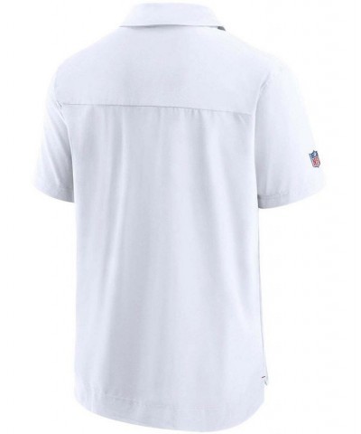 Men's White Washington Football Team Sideline UV Performance Polo $41.40 Polo Shirts