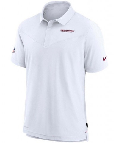 Men's White Washington Football Team Sideline UV Performance Polo $41.40 Polo Shirts