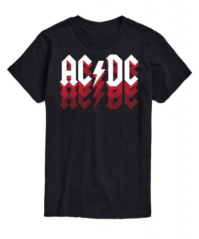 Men's ACDC Logo T-shirt Black $20.29 T-Shirts