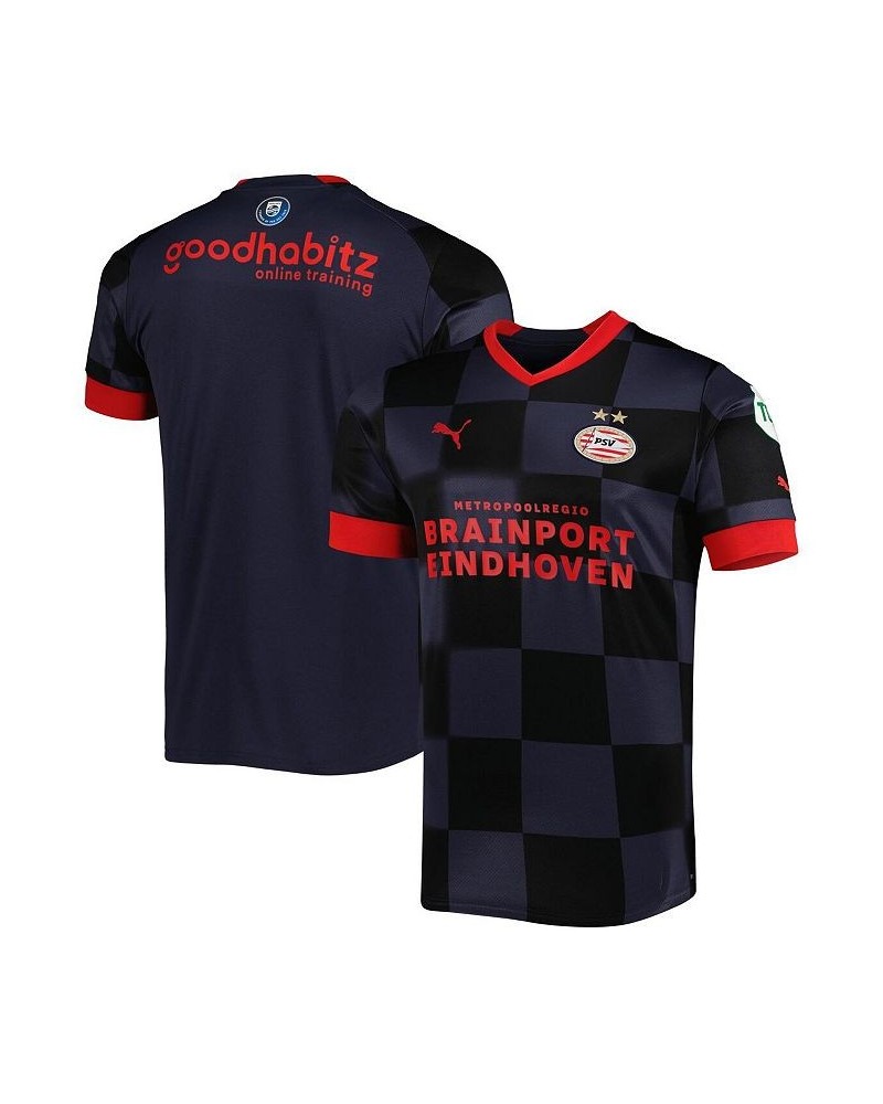 Men's Black PSV Eindhoven 2022/23 Away Replica Jersey $46.00 Jersey