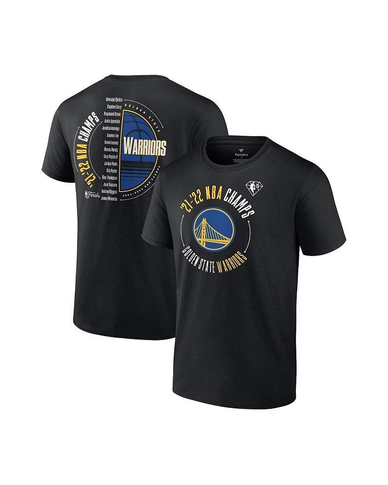 Men's Branded Black Golden State Warriors 2022 NBA Finals Champions Drive List Roster T-shirt $18.06 T-Shirts