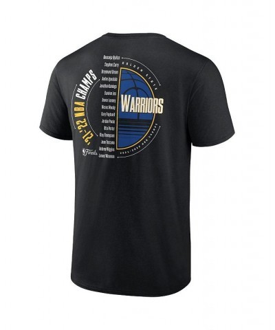 Men's Branded Black Golden State Warriors 2022 NBA Finals Champions Drive List Roster T-shirt $18.06 T-Shirts