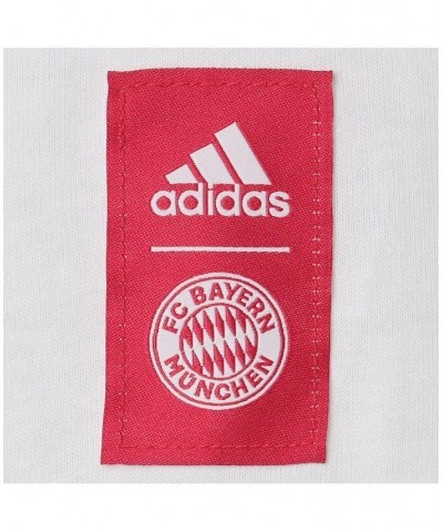 Men's White Bayern Munich Street Graphic T-shirt $14.35 T-Shirts