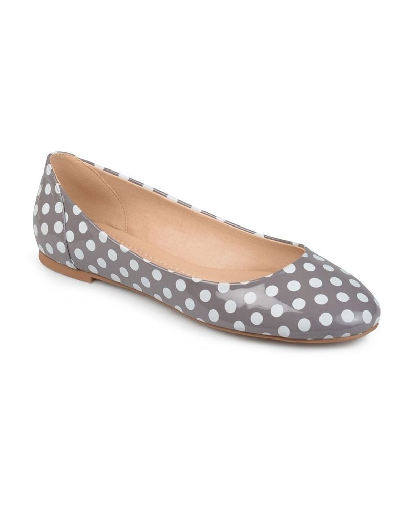 Women's Comfort Kavn Flats Gray $36.80 Shoes