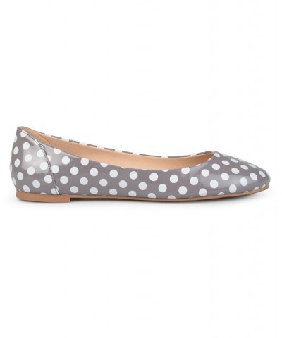 Women's Comfort Kavn Flats Gray $36.80 Shoes