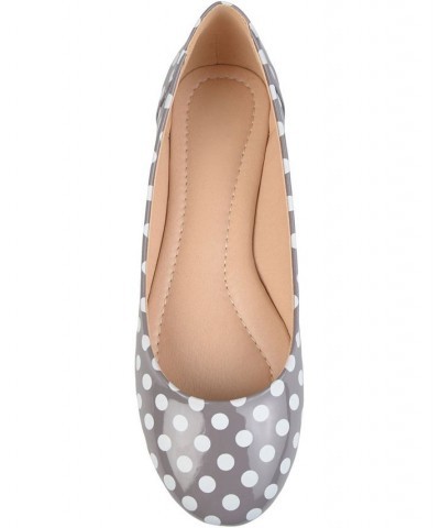 Women's Comfort Kavn Flats Gray $36.80 Shoes