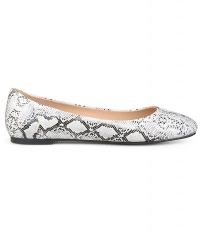 Women's Comfort Kavn Flats Gray $36.80 Shoes