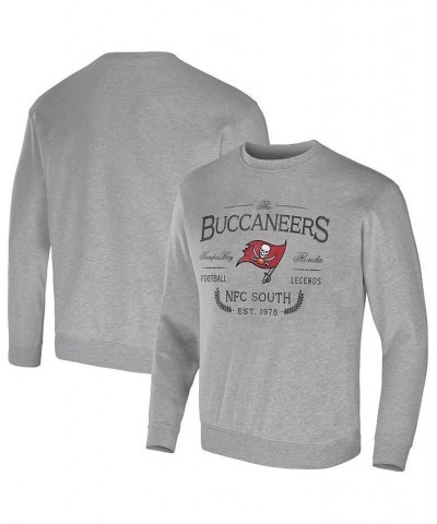 Men's NFL x Darius Rucker Collection by Heather Gray Tampa Bay Buccaneers Pullover Sweatshirt $31.20 Sweatshirt