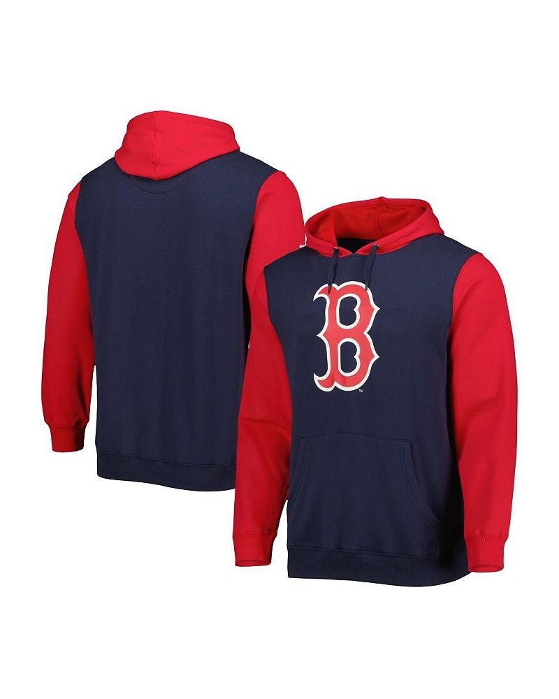 Men's Navy, Red Boston Red Sox Team Pullover Hoodie $41.65 Sweatshirt