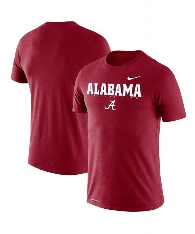 Men's Crimson Alabama Crimson Tide Big and Tall Legend Facility Performance T-shirt $22.50 T-Shirts