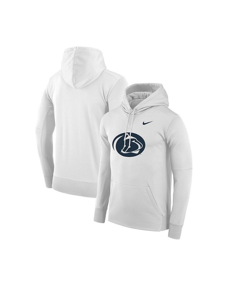 Men's White Penn State Nittany Lions Performance Pullover Hoodie $45.89 Sweatshirt