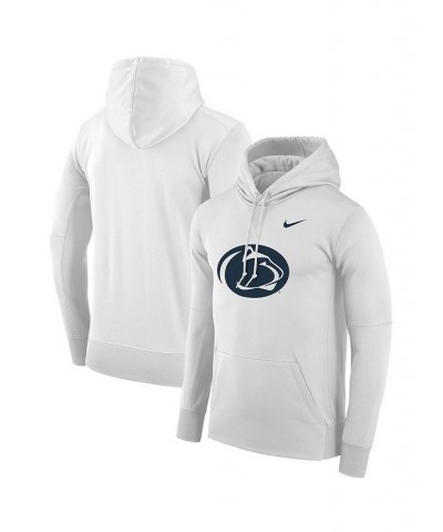 Men's White Penn State Nittany Lions Performance Pullover Hoodie $45.89 Sweatshirt