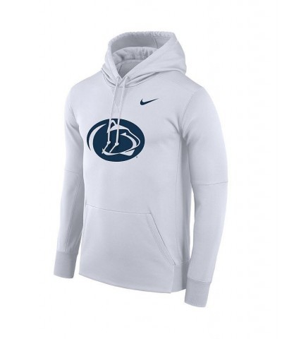 Men's White Penn State Nittany Lions Performance Pullover Hoodie $45.89 Sweatshirt