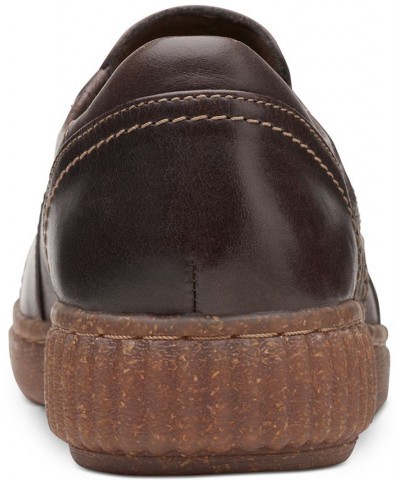 Women's Caroline Pearl Slip-On Flats Brown $48.00 Shoes