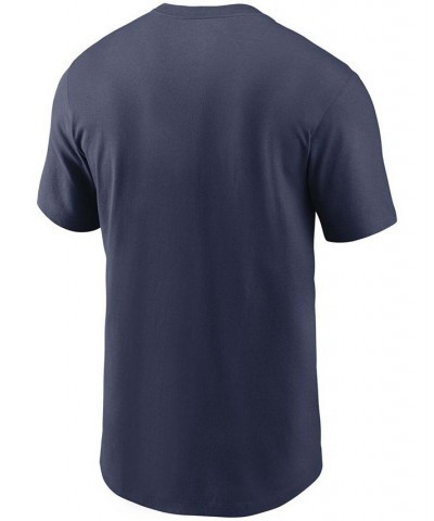 Men's Navy Cleveland Indians Cooperstown Collection Logo T-shirt $23.59 T-Shirts