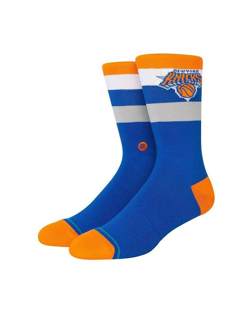 Men's New York Knicks Stripe Crew Socks $9.02 Socks