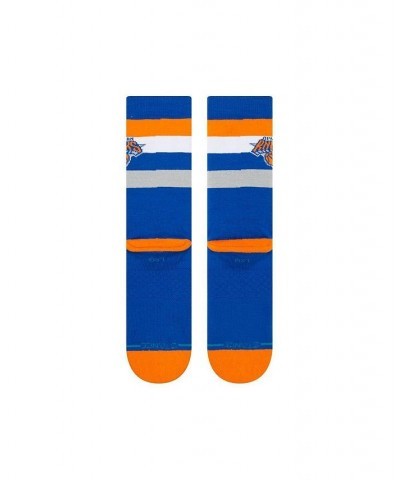 Men's New York Knicks Stripe Crew Socks $9.02 Socks