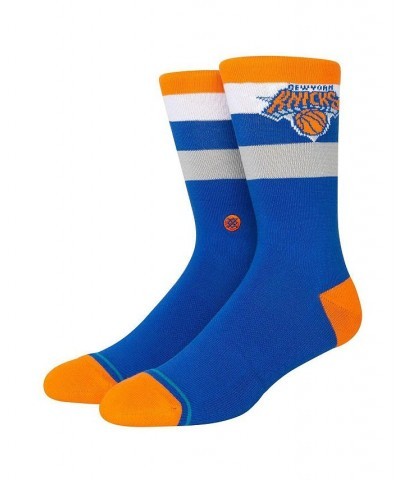 Men's New York Knicks Stripe Crew Socks $9.02 Socks