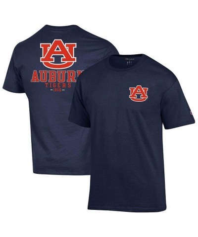 Men's Navy Auburn Tigers Stack 2-Hit T-shirt $25.64 T-Shirts