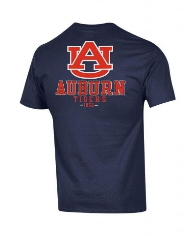 Men's Navy Auburn Tigers Stack 2-Hit T-shirt $25.64 T-Shirts