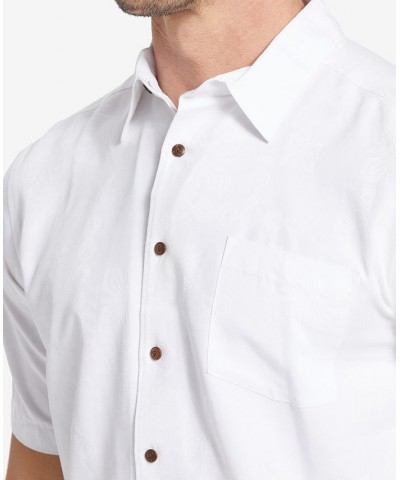 Quiksilver Men's Manele Bay Short Sleeves Shirt White $41.58 Shirts